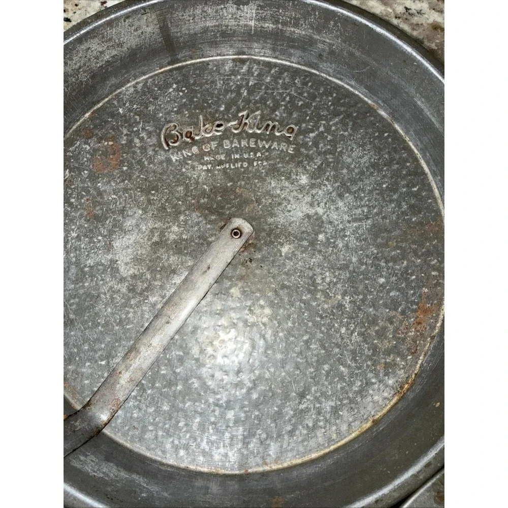 Lot Of5 Vintage Aluminum Pie Pans Pasano Mrs Robinson Ranch House Bake King 5490